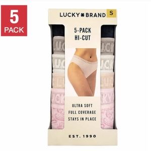 Lucky Brand Ladies' Hi Cut, 5-pack